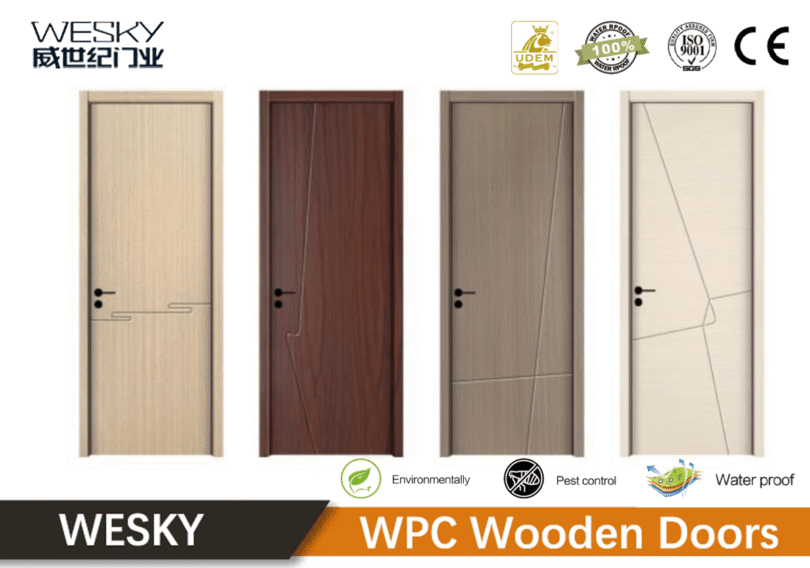 Large Quantity WPC Wood Door Supplier