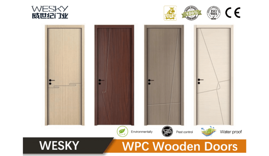 Large Quantity WPC Wood Door Supplier