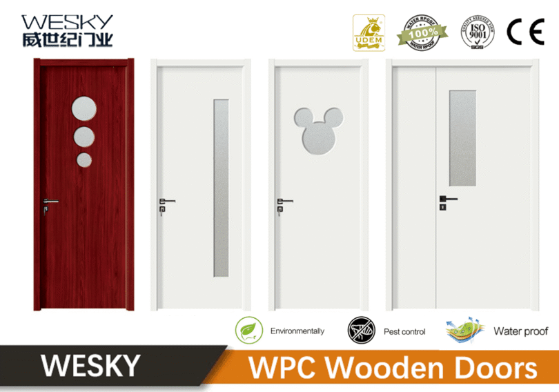 WPC Wood Door Supplier For Hotel Project