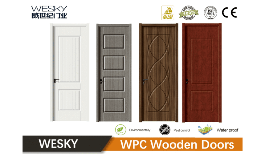 WPC Interior Wood Door Bulk Wholesale Supplier