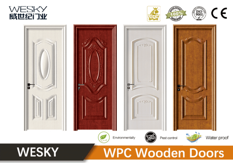 WPC Wood Door Bulk Order low MOQ
