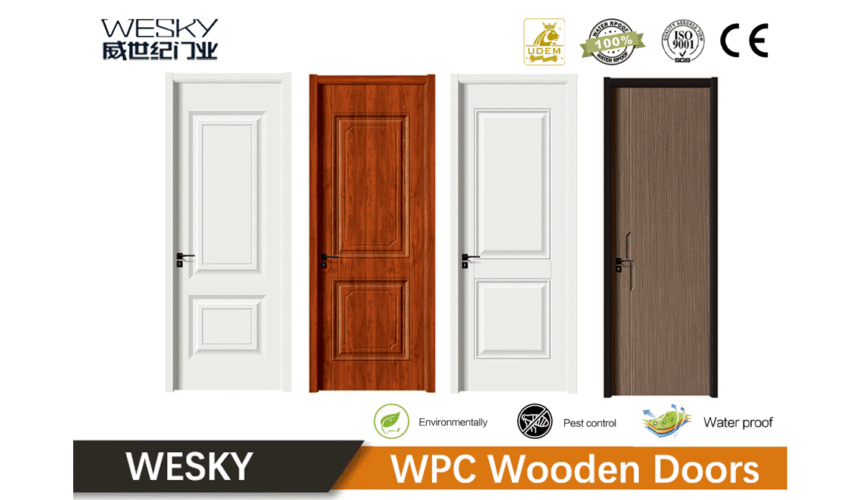 WPC Wood Door Wholesale From China Factory