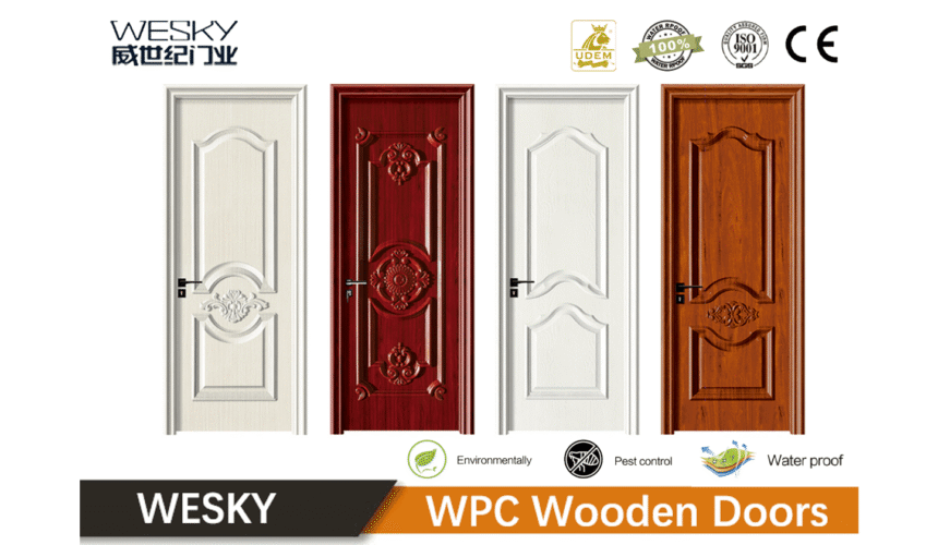 Impact Resistant WPC Wooden Door in WESKY