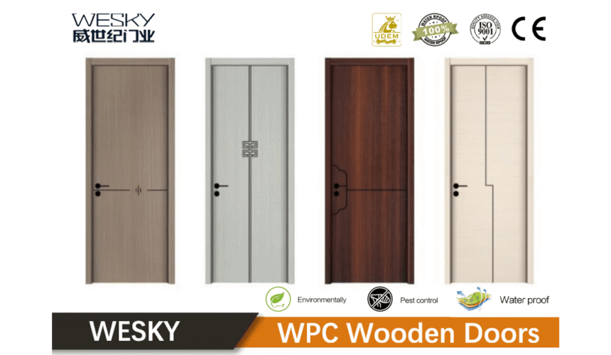 Moistureproof WPC Wooden Door in WESKY