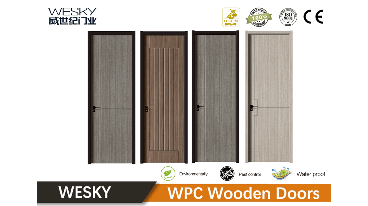ODM WPC Wooden Door in WESKY