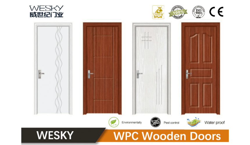 WPC Wooden Door in WESKY Manufacturing