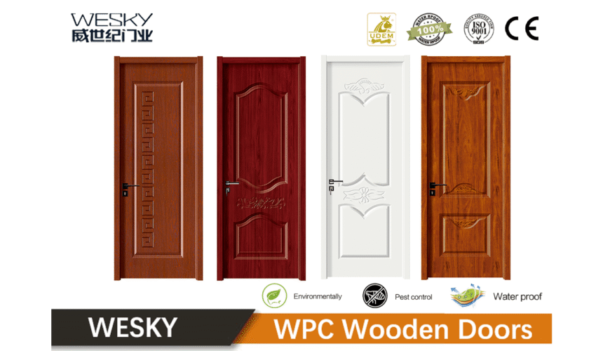 Zero Formaldehyde WPC Wooden Door in WESKY