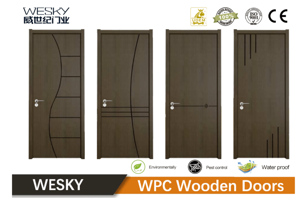 Commercial Building WPC Door in WESKY