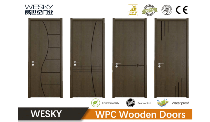 Commercial Building WPC Door in WESKY