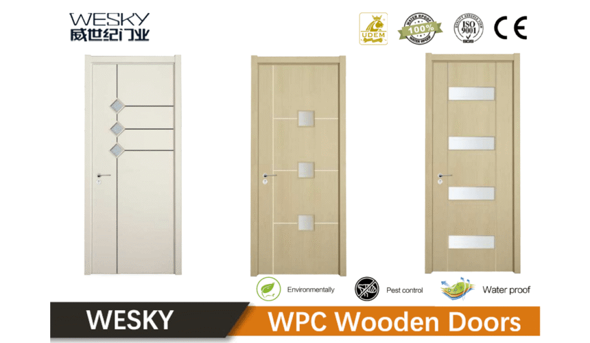 Custom WPC Wooden Door in WESKY