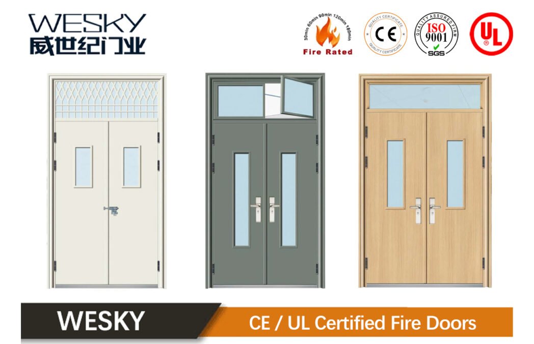 Fire Doors Manufacturing Factory-WESKY CE Certified Fire Doors