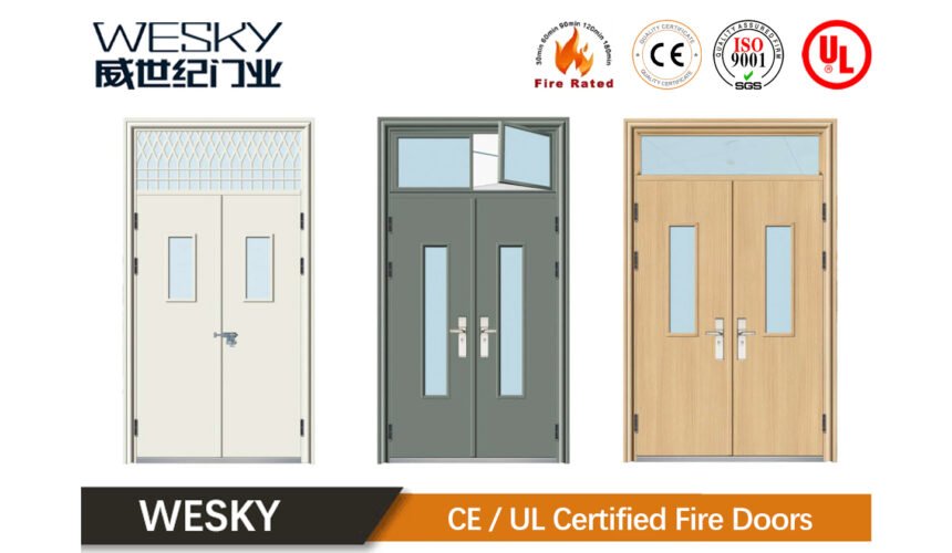 Fire Doors Manufacturing Factory-WESKY CE Certified Fire Doors