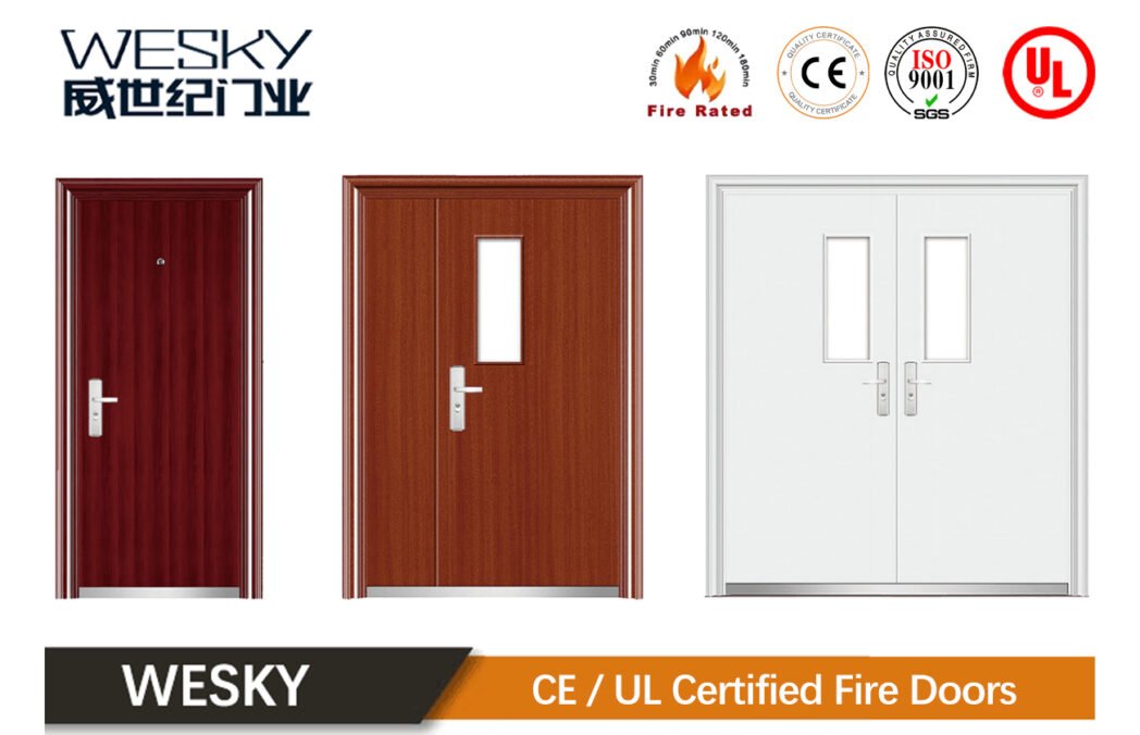 Fire Doors Manufacturing Factory-WESKY Doors-Prehung Fire Door Set