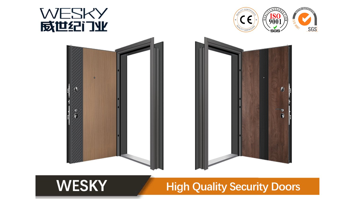 WESKY DOOR - Security door Manufacturing factory - Anti-theft Security Doors Manufacturer China
