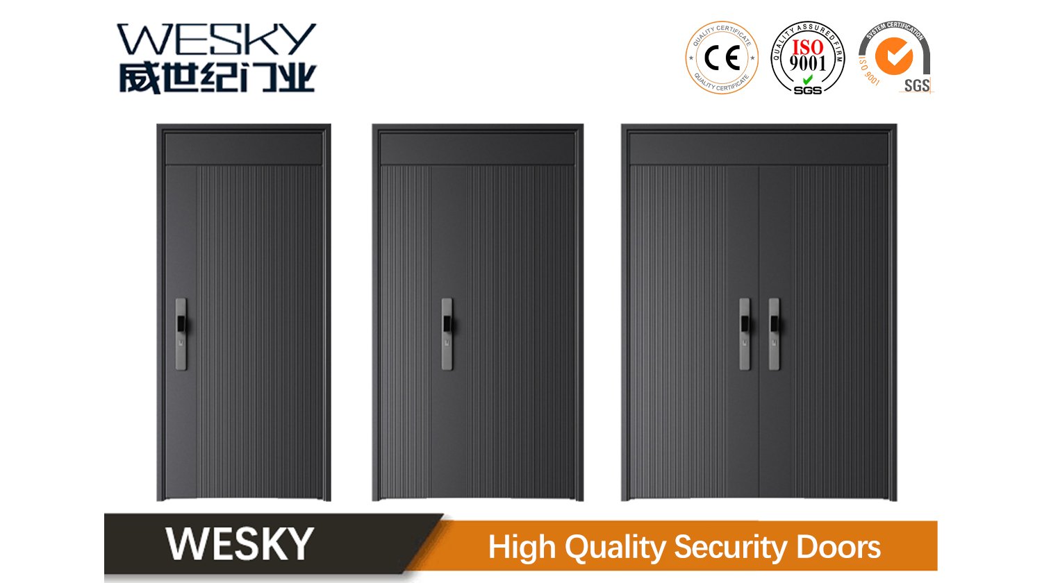 WESKY DOOR - Security door Manufacturing factory - CE Certified Security Door