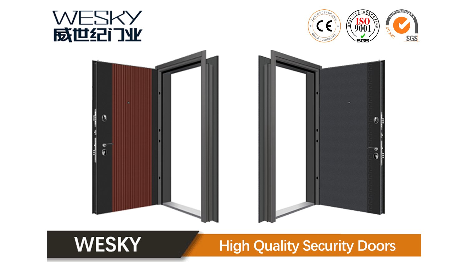 WESKY DOOR - Security door Manufacturing factory - Residential Security Doors Manufacturer China