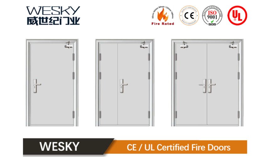 WESKY Door Industry Fire Doors Manufacturing Factory