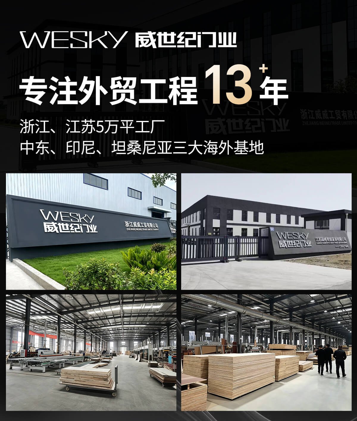 WESKY Door Industry Manufacturing Factory
