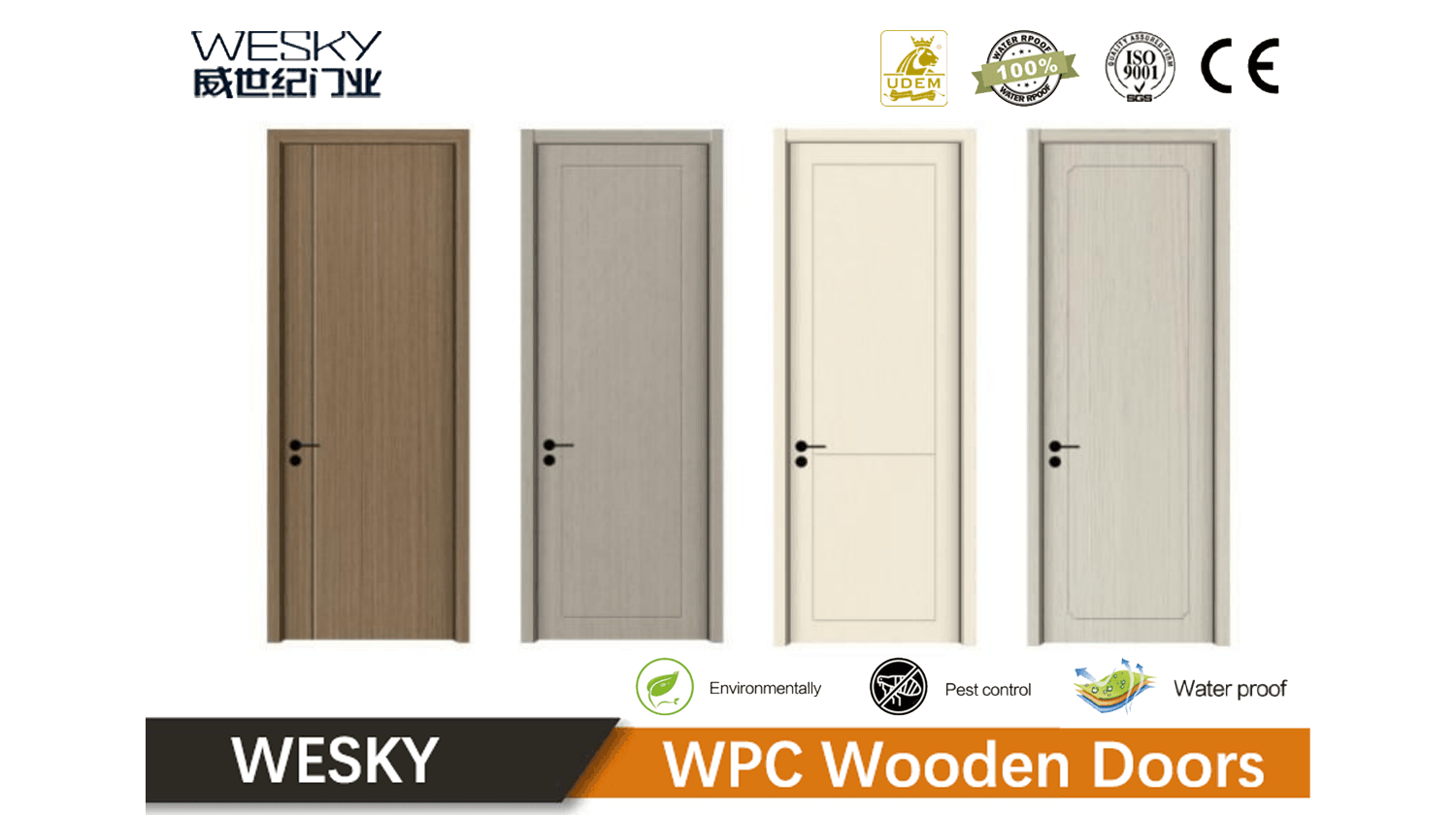 WPC Bedroom Door in WESKY