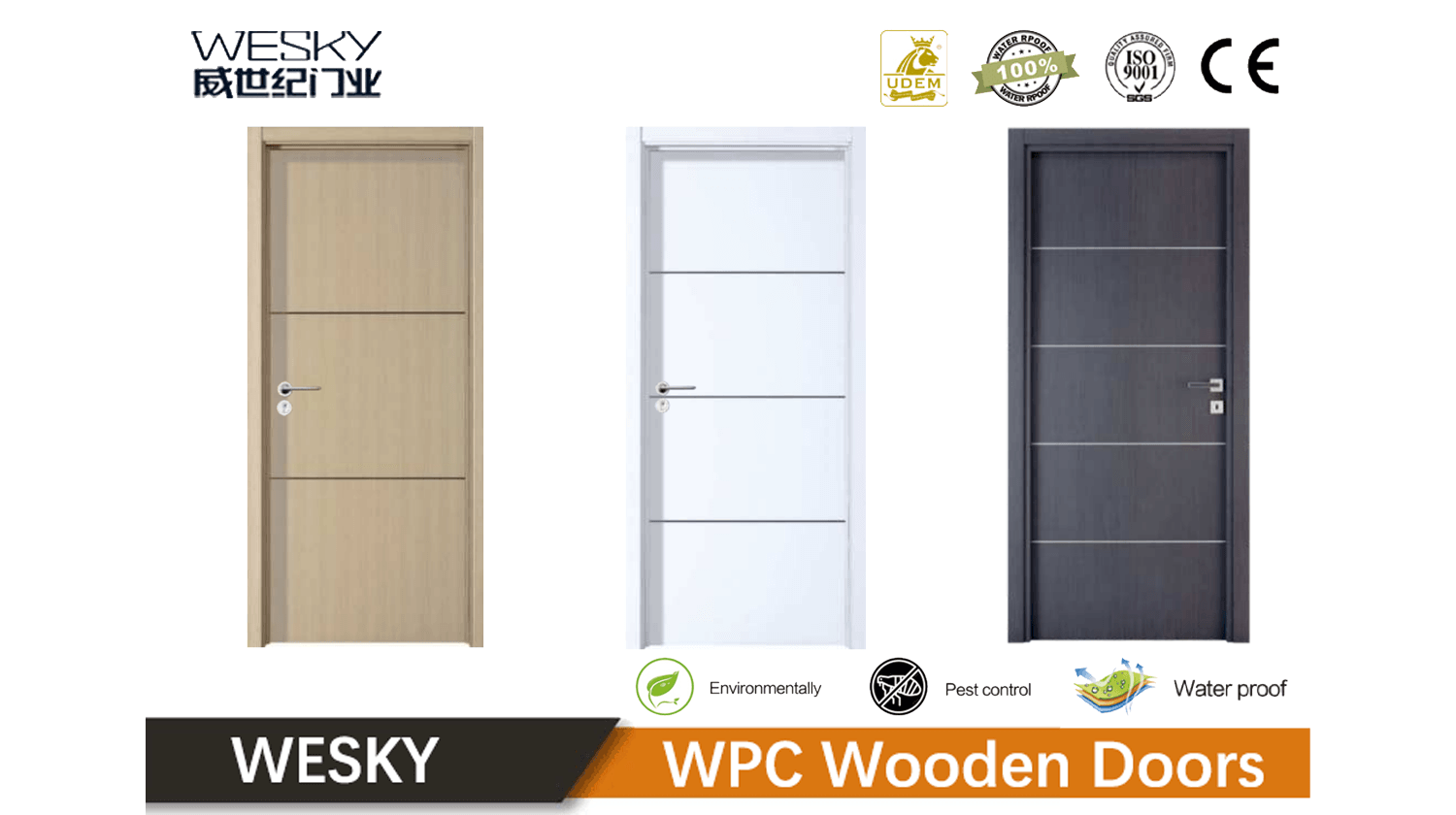 WPC Wooden Door Factory in WESKY