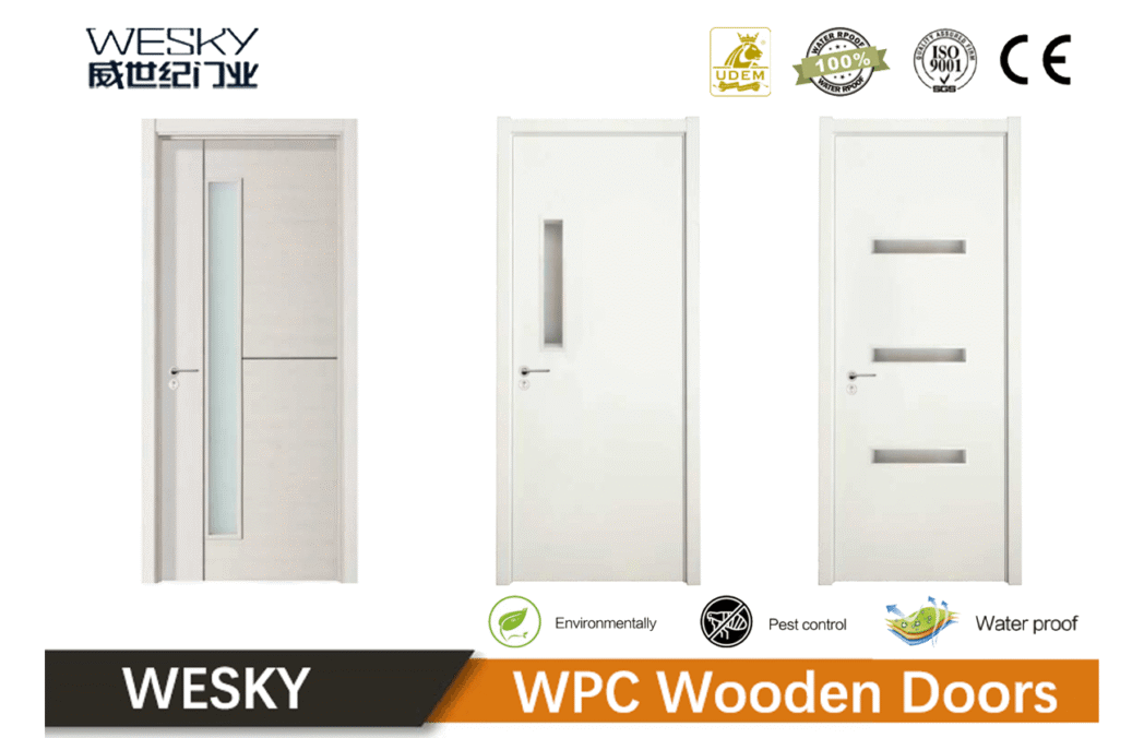 WPC Swing Wooden Door in WESKY