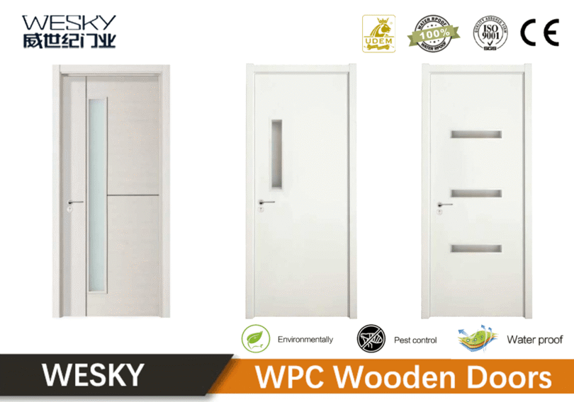 WPC Swing Wooden Door in WESKY