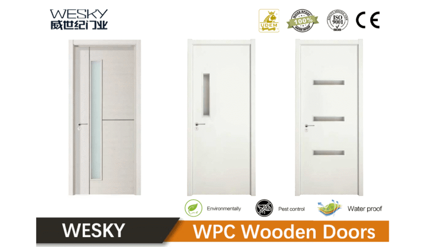 WPC Swing Wooden Door in WESKY